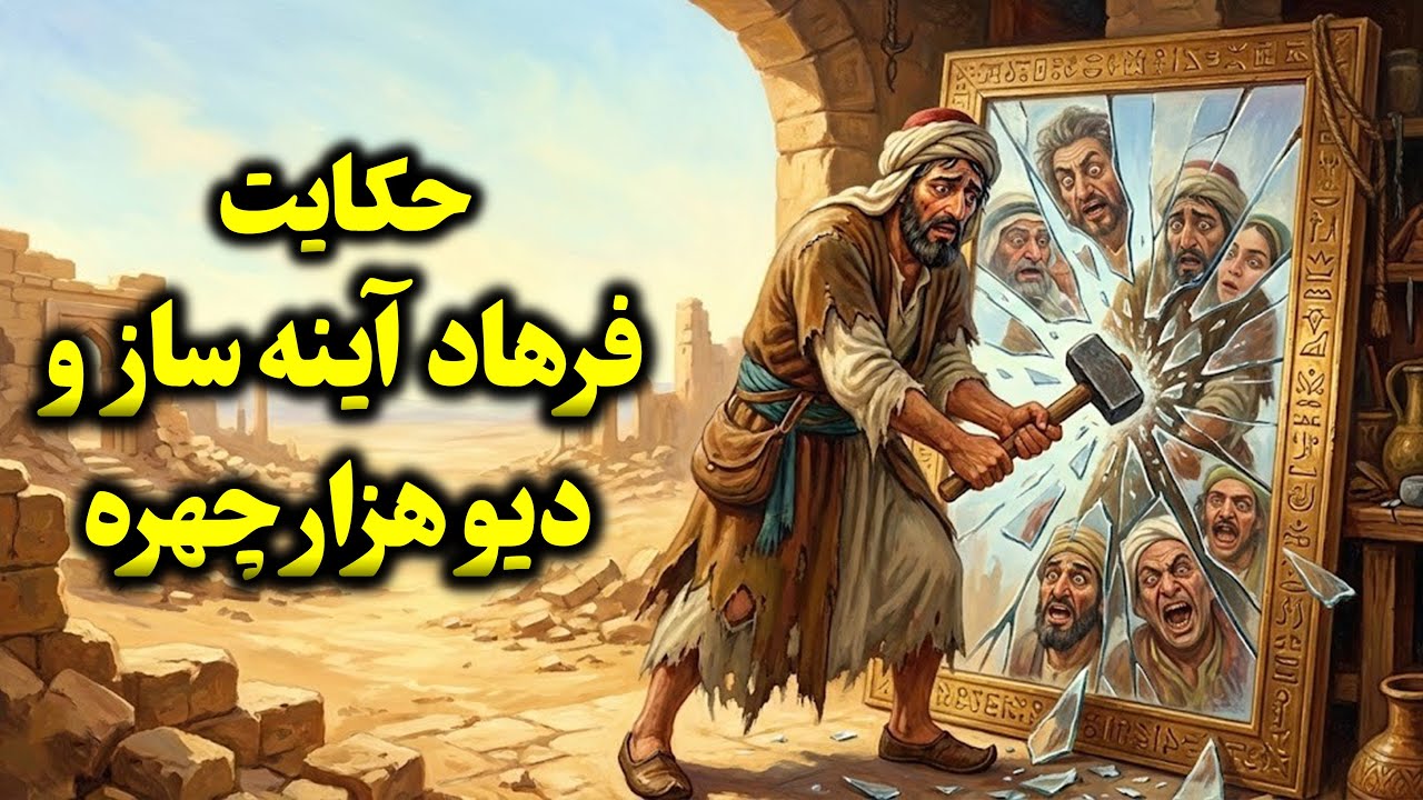 داستان فارسی جدید فرهاد آینه ساز و دیو هزار چهره| داستانی به سبک هزار و یک شب برای خواب راحت