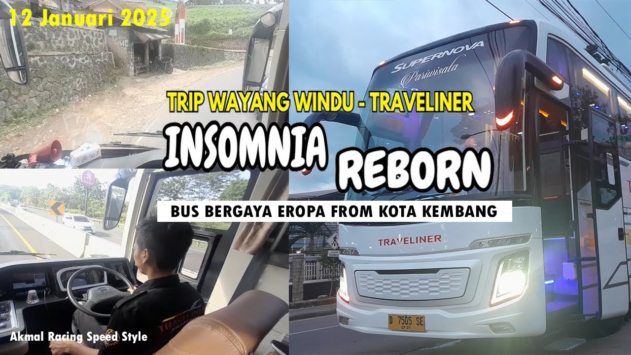 BUS BARU NUANSA EROPA!!! TRIP WAYANG WINDU NAIK BUS TRAVELINER 