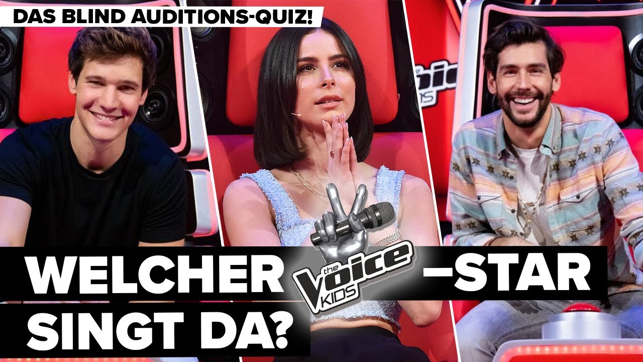 Blind Auditions: Erkennst du 𝙏𝙝𝙚 𝙑𝙤𝙞𝙘𝙚 𝙆𝙞𝙙𝙨-Coaches Wincent Weiss, Alvaro Soler & Co. an der Stimme?