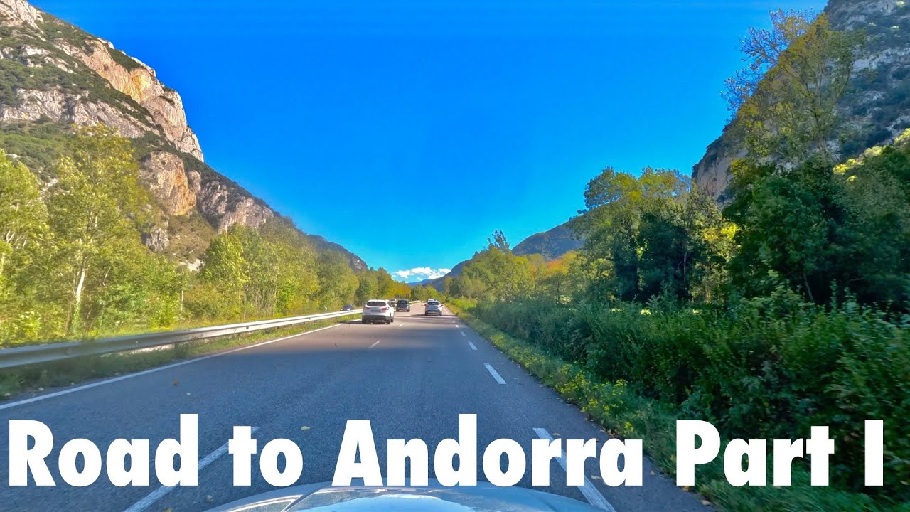 4K France to Andorra via N20: Epic POV Mountain Drive Part I