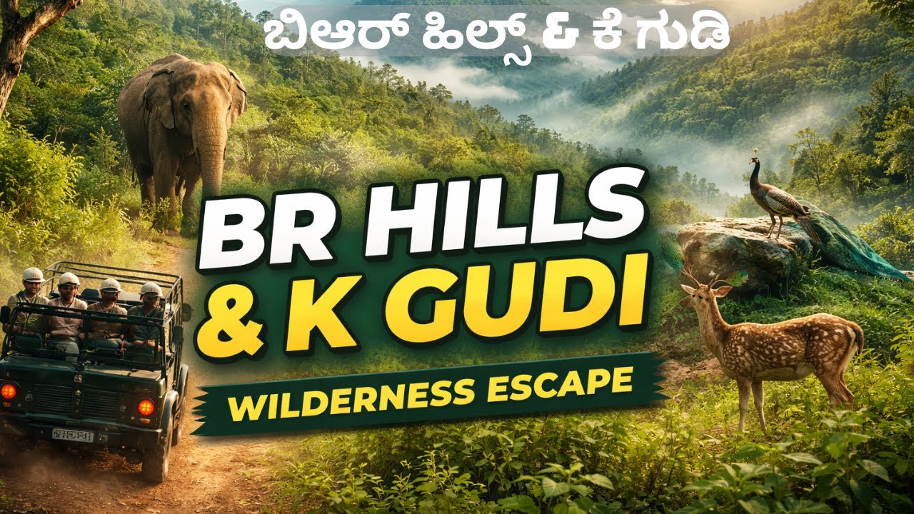BR Hills & K Gudi🦌||ಬಿಆರ್ ಹಿಲ್ಸ್ & ಕೆ ಗುಡಿ||One Day Jungle Trip from Bangalore||Silence of the Wild