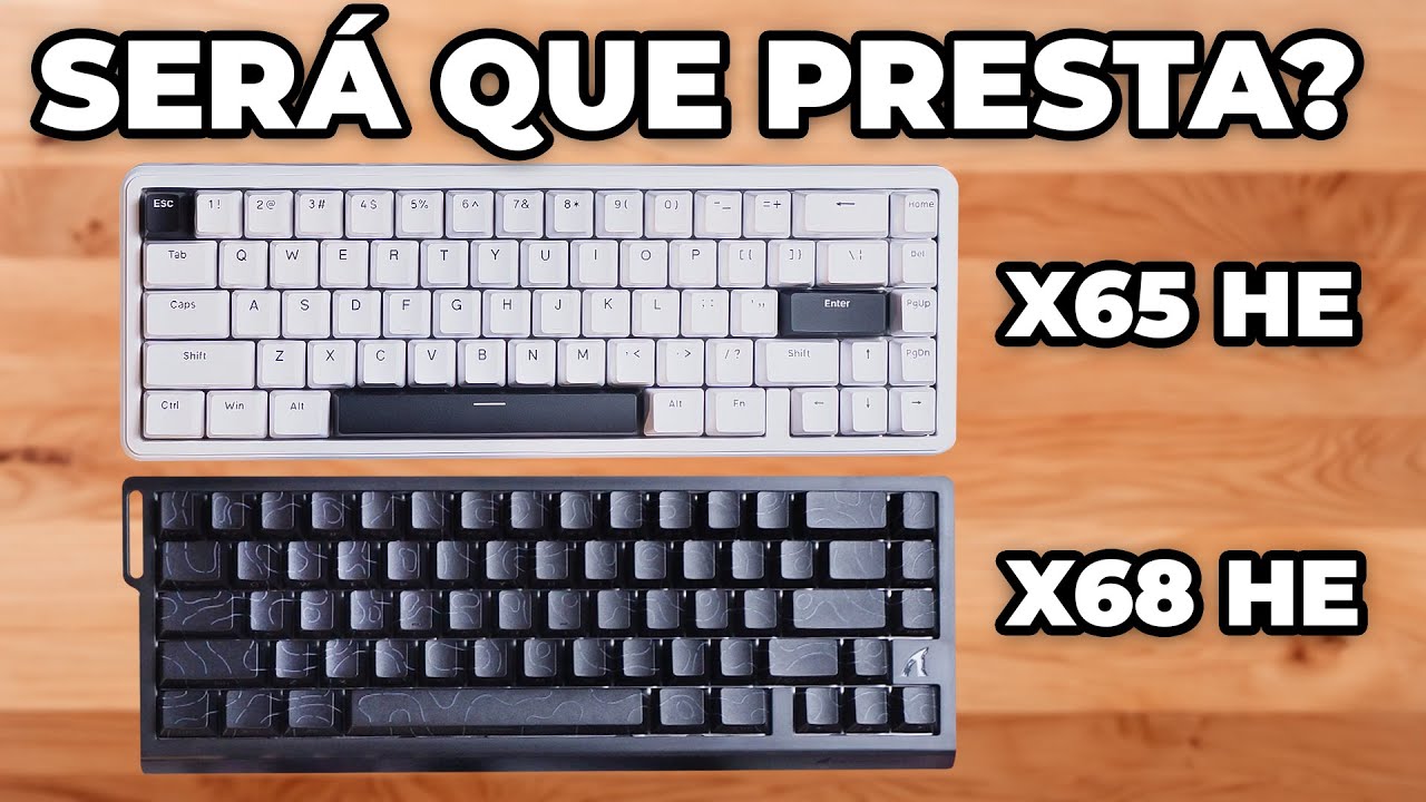 Teclados magnéticos da Attack Shark compensam? X65HE e X68HE