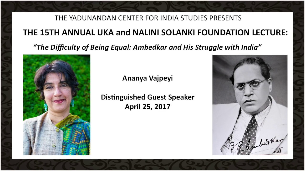 15th Annual Solanki Lecture Featuring Ananya Vajpeyi