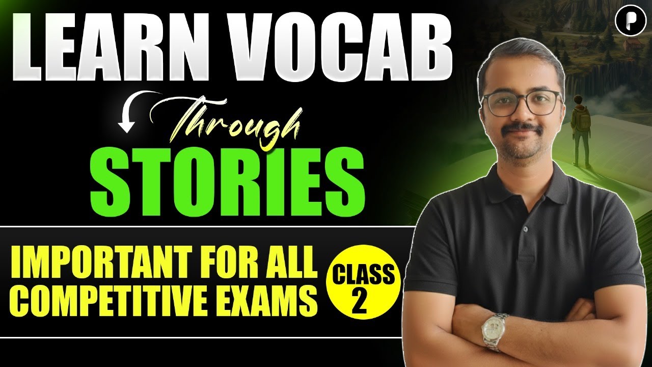 Learn English Vocab Through Stories: Class 2 | High-Frequency Words for SSC & Railway Exams