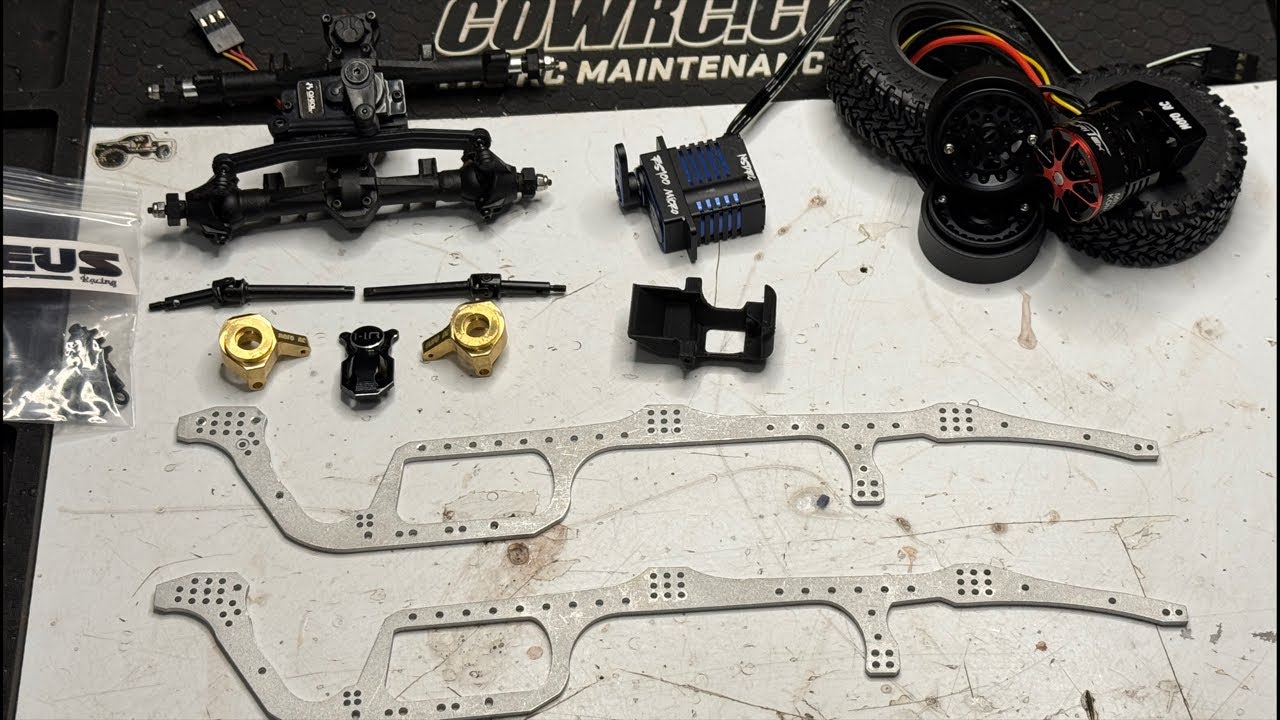 Mini Mayhem RC  is live! 1/24 6x6 build progress