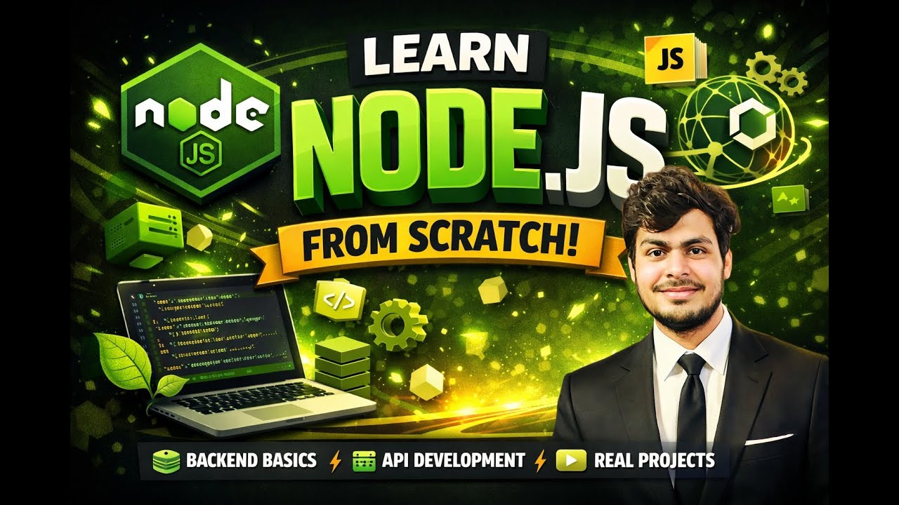 Node.js Introduction in Hindi | Backend Development from Scratch | Episode 1