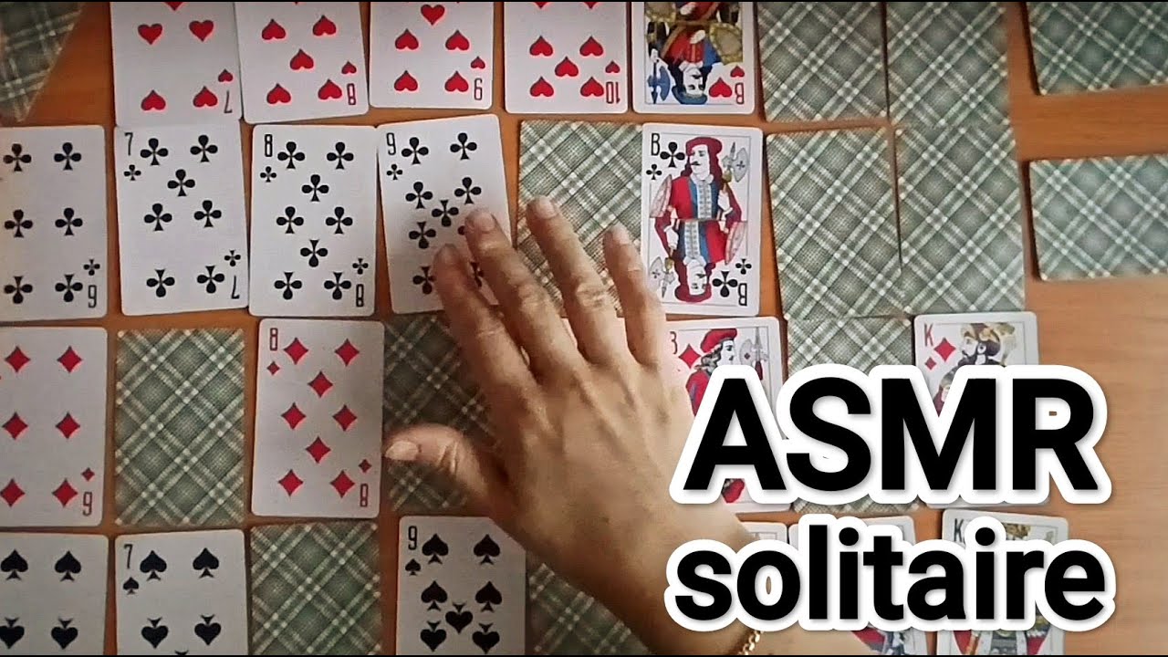 ASMR SOLITAIRE ✨/ АСМР ПАСЬЯНС ♥♠/ КАРТЫ / WHISPER