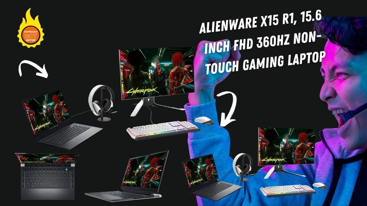 EXPRESS HOT OFFER / Alienware x15 R1, 15.6 inch FHD 360Hz Non-Touch Gaming Laptop