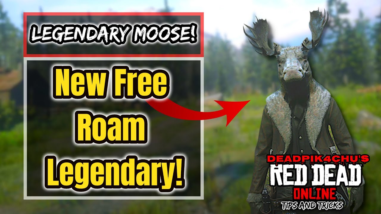 Legendary Moose Guide (Snowflake and Knight!) | deadPik4chU's Red Dead Online Tips and Tricks