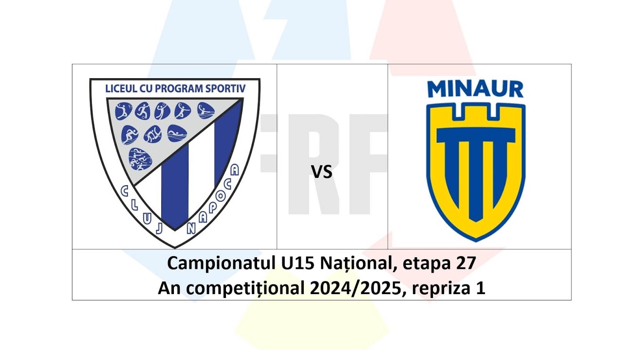 (4K) Campionatul National de Juniori U15 - LPS Cluj vs CS Minaur Baia Mare repriza 1