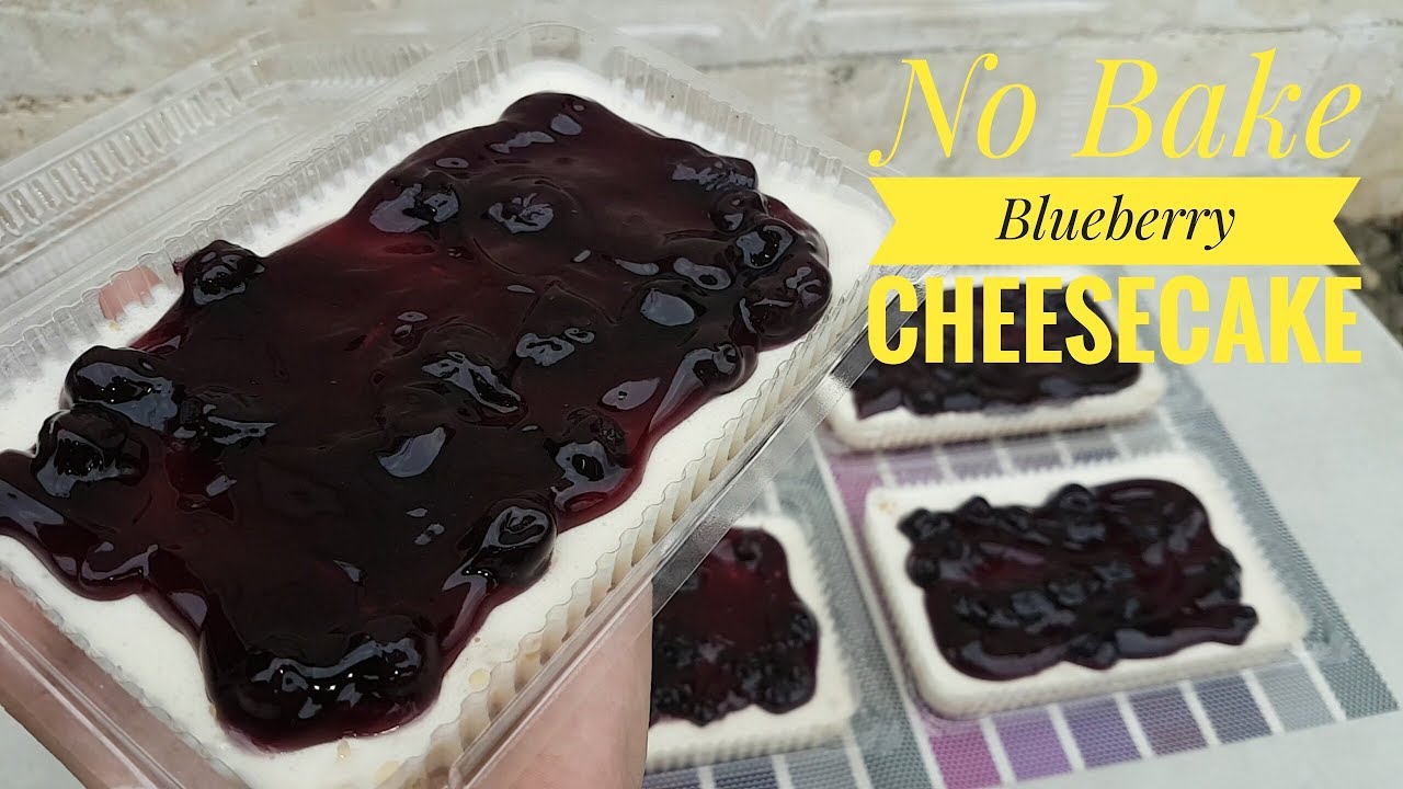 No Bake Blueberry Cheesecake | How to make Blueberry Cheesecake (with costing)
