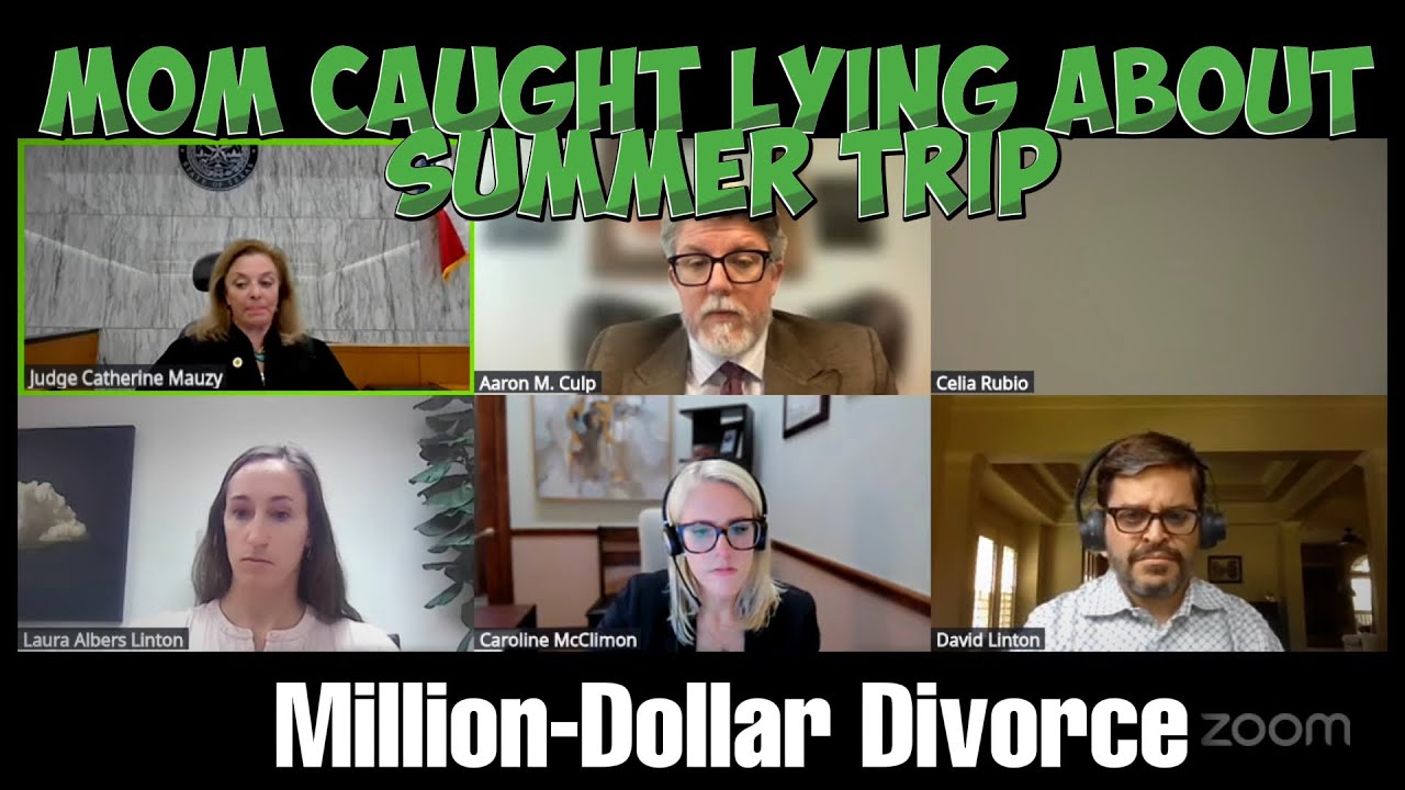 Judge Confronts Mom's Deception: Did She Lie About Summer Plans?