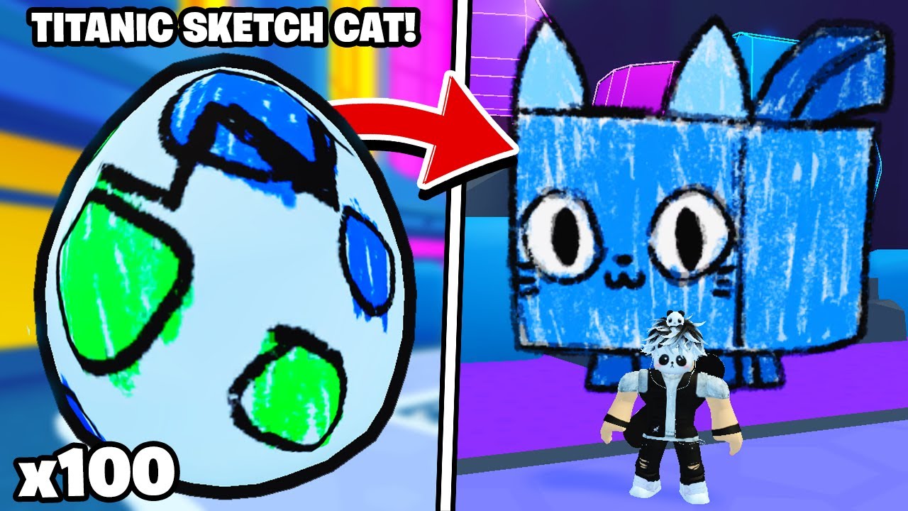 TRAFIŁEM NOWEGO TITANIC SKETCH CAT W PET SIMULATOR 99! Roblox!
