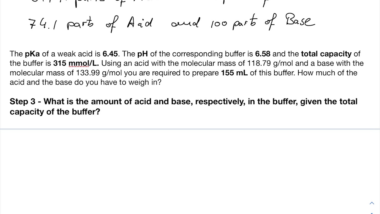Step 3 - making a buffer