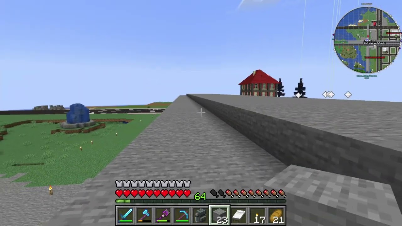 Minecraft Überlebensserver Heute gehts weiter am Innsbruck Ostbahnhof mit dem Bahnsteigsbau