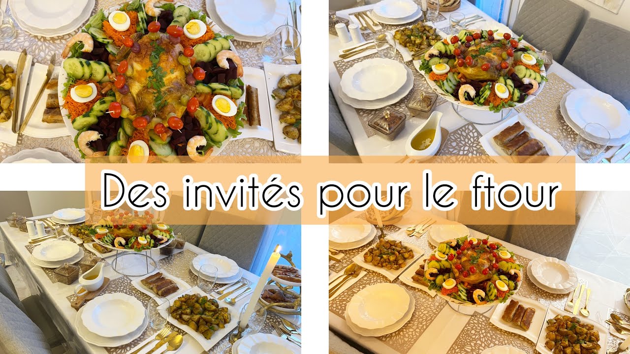 Ma table de ramadan je prépare le repas 🌙