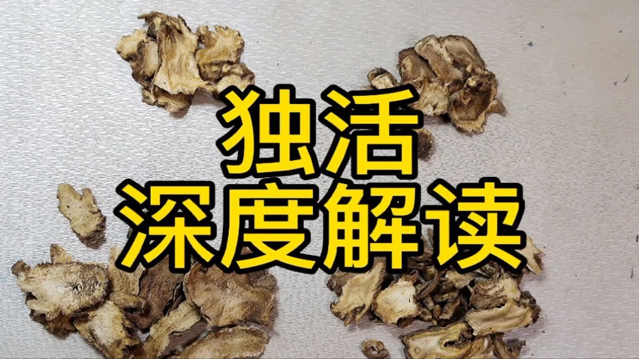 独活 深度解读 教你一些你能用到的知识独
