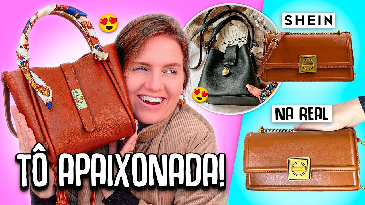 COMPREI AS BOLSAS MAIS LINDAS DA SHEIN! *sucesso ou fracasso?*