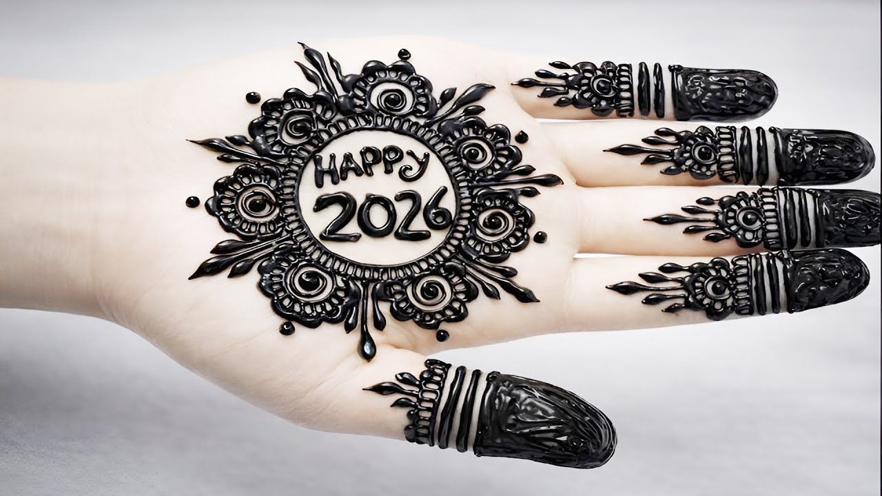 Front Hand Mehndi Design Simple Arabic Unique | Very Beautiful Stylish Front Hand Mehndi Design