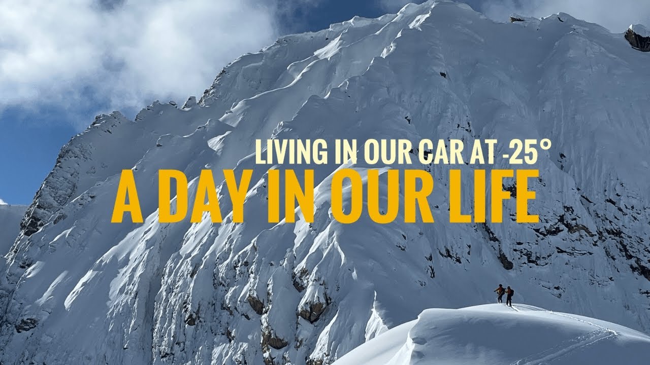 Day in our life sleeping in a car at -25ºC