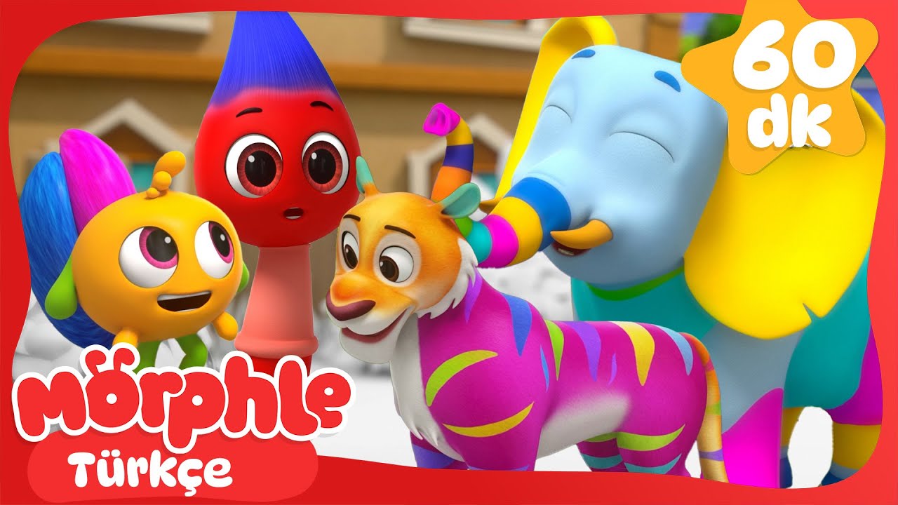 Boya fIr&ccedil;ası Morphle 🖌🎨 | MORPHLE | &Ccedil;ocuk &Ccedil;izgi Filmleri | Moonbug Kids T&uuml;rk&ccedil;e