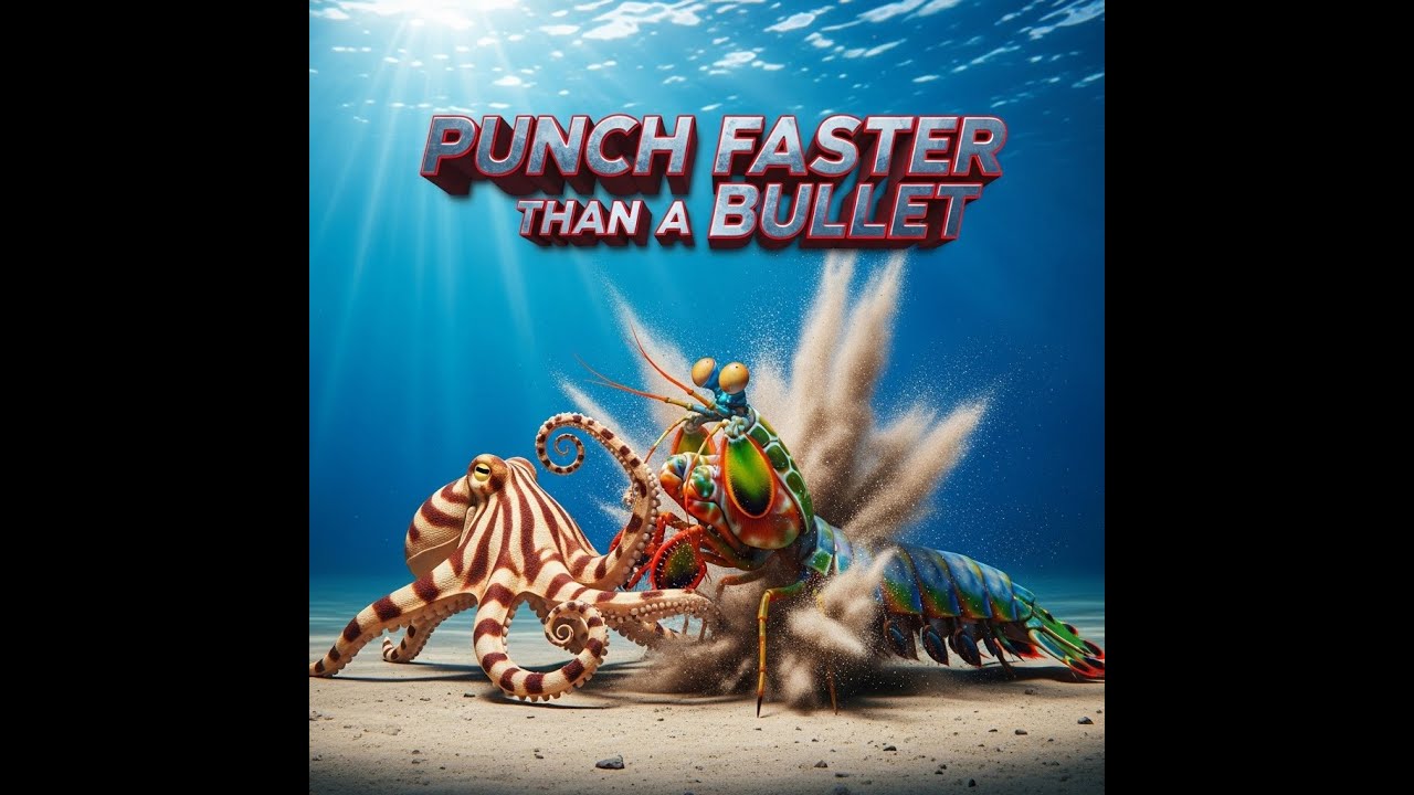 Mantis Shrimp World's Fastest Punch Unseen Vision | 🌊💥Wild School 3D
