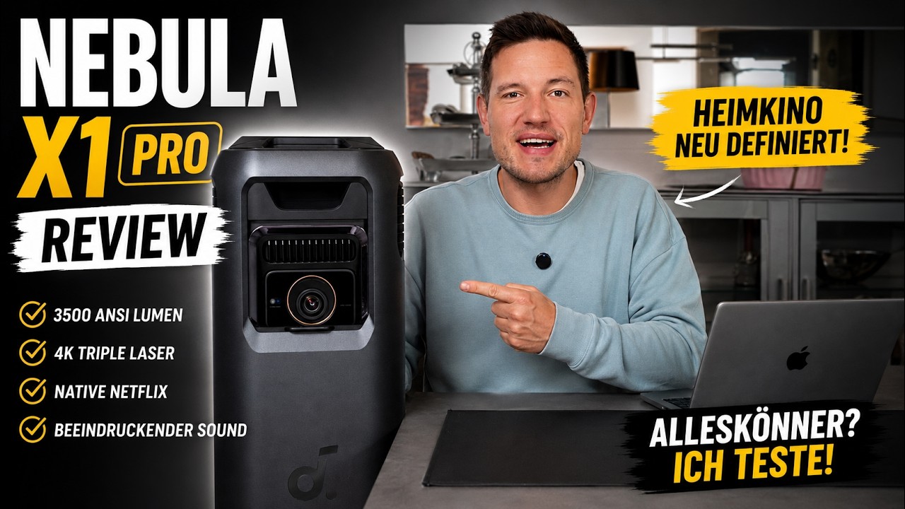 Nebula X1 Pro Review - Die erste mobile Theaterstation der Welt mit 4K-Laser und 7.1.4 Spatial Sound
