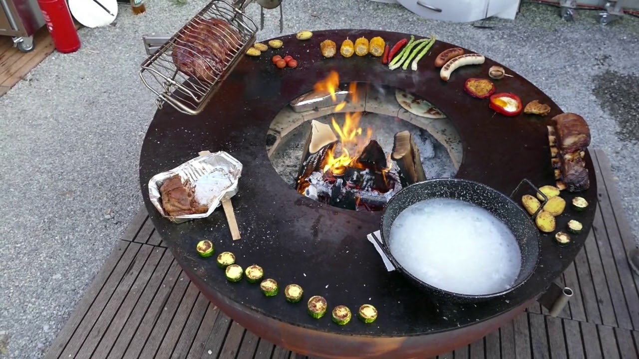Feuerkugel mit Grillring - die Grillrevolution