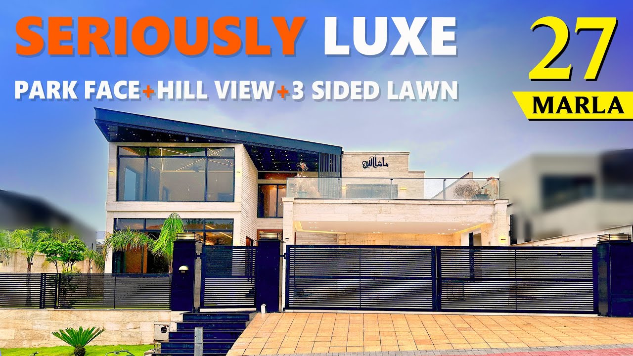Park Facing House Tour | 27 Marla Luxury Lifestyle House for Sale in Bahria Town Islamabad