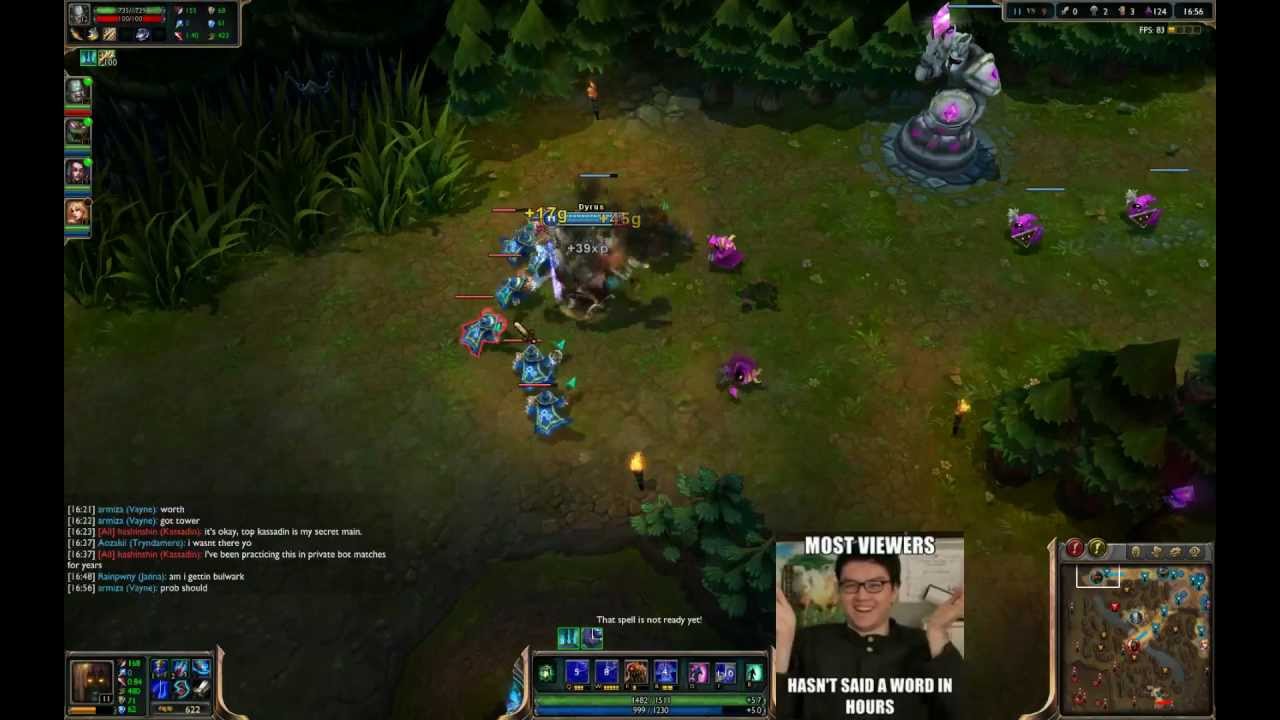 Dyrus - Yorick vs Kassadin top lane (Diamond l)