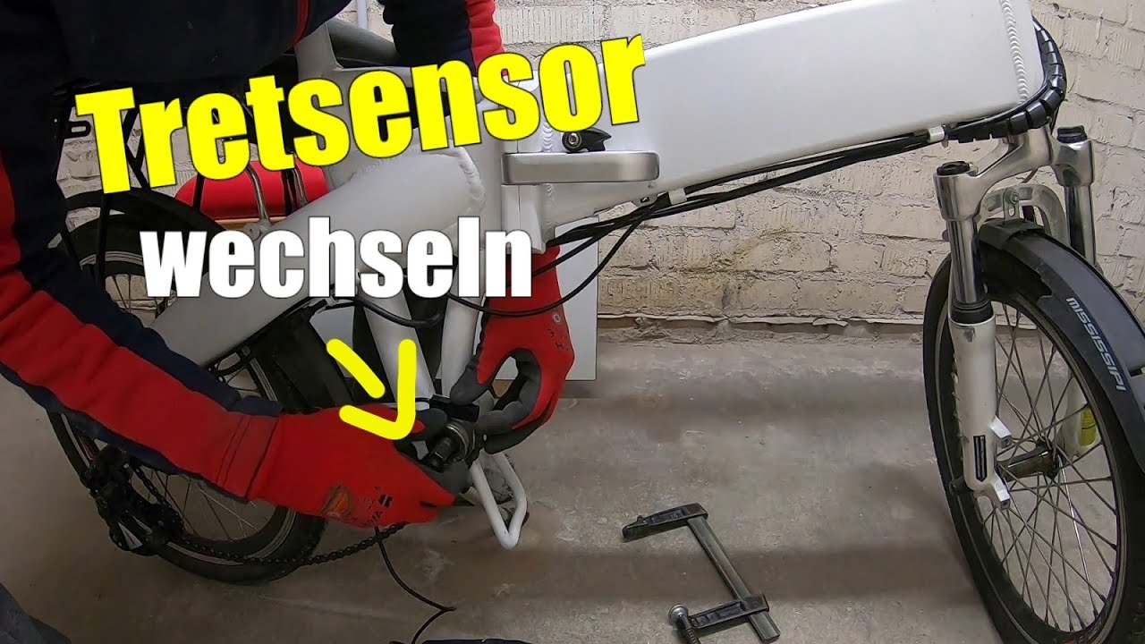 E-Bike Tretsensor Defekt wechseln einbauen / Klapprad Pedelec
