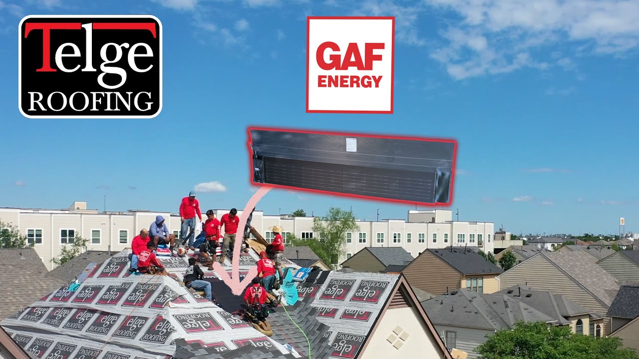 Energy-Efficient Roof Transformation | GAF Solar Shingles by Telge Roofing