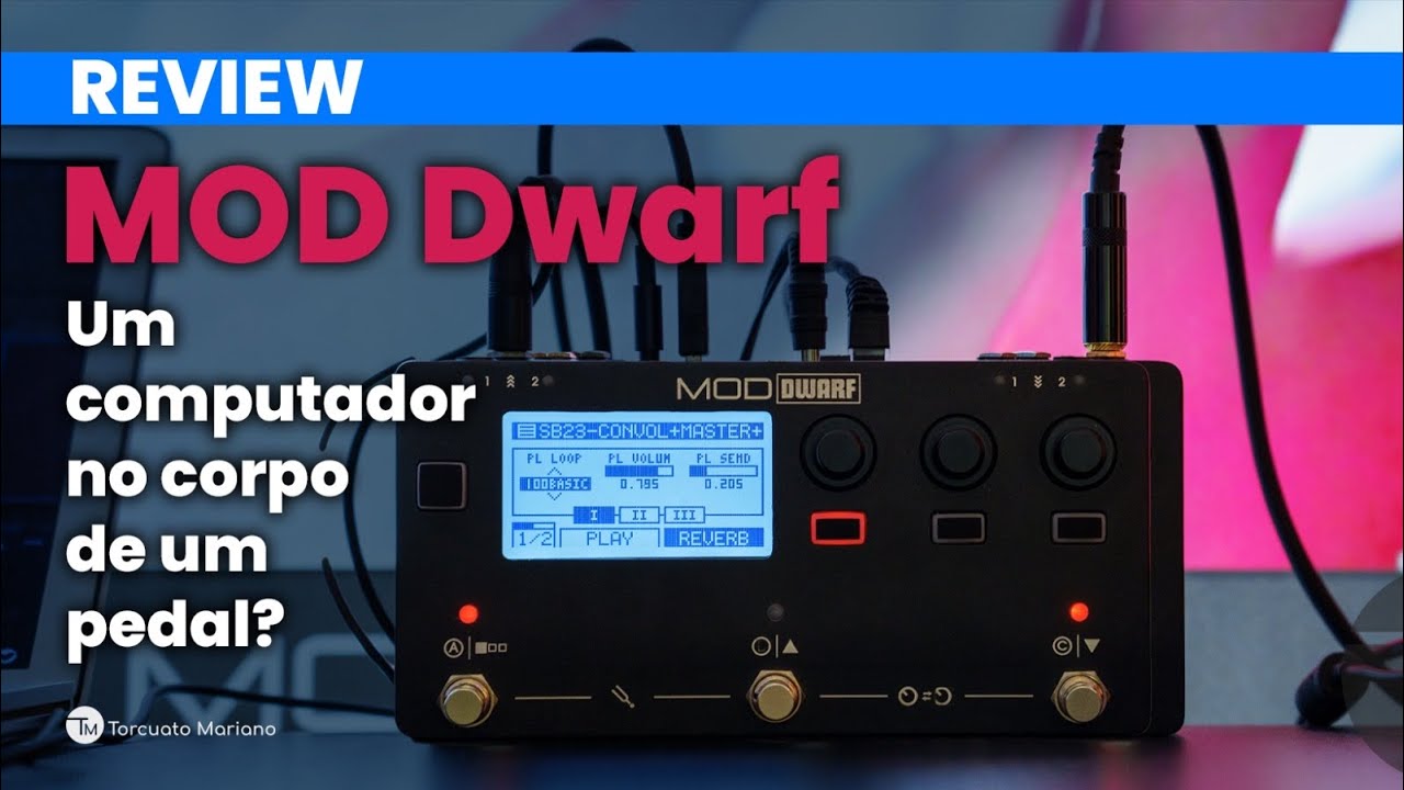 ModDwarf pode ser tudo, um SmartPedal, Hardware PluginHost, Studio in a Box! Versatil e configuravel
