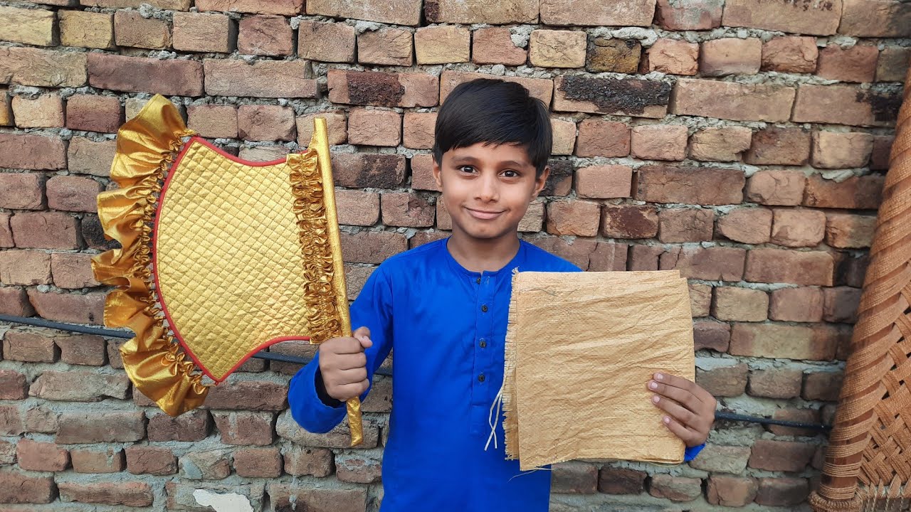 Homemade hand fan l zeeshan vlogs