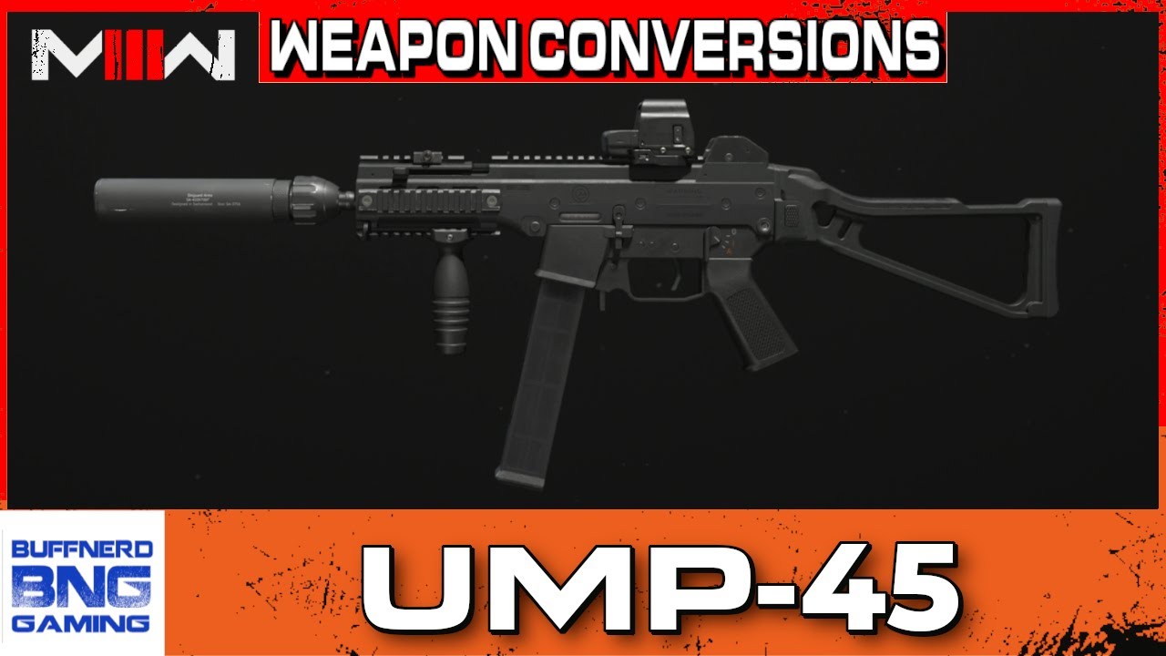 H&K UMP-45 - Weapon Conversion - Call Of Duty Modern Warfare III