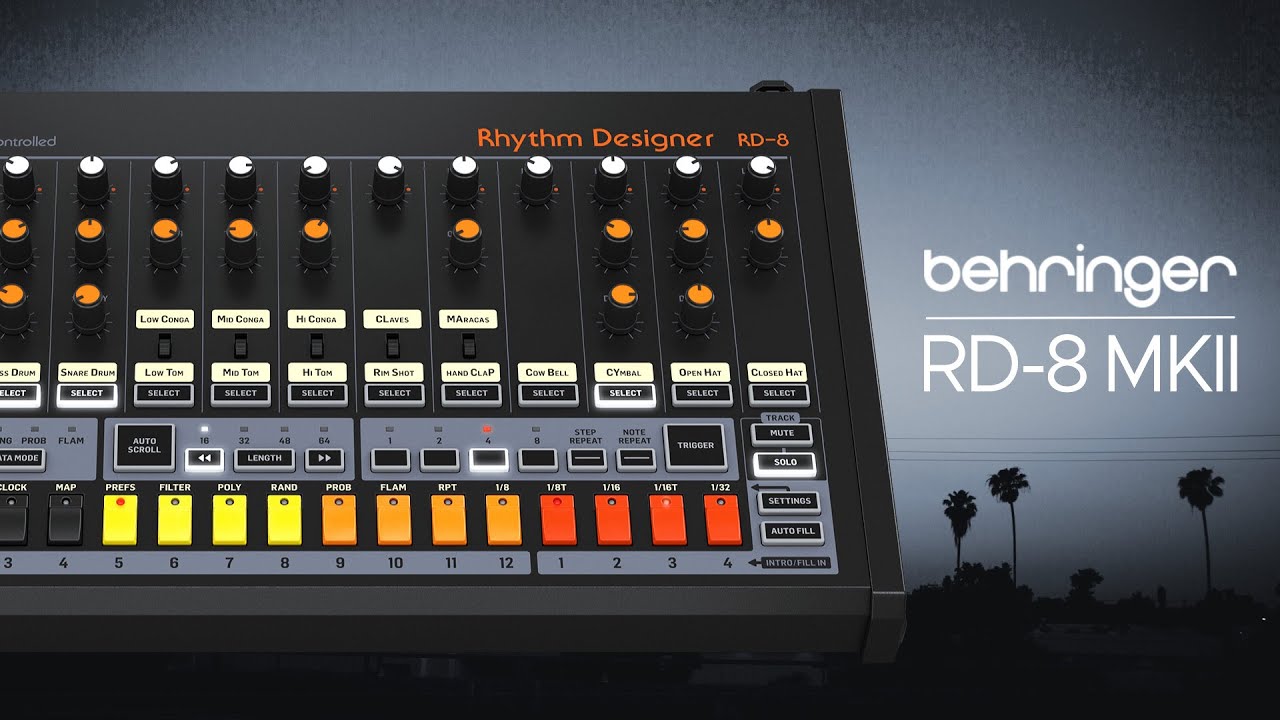 Behringer RD8 MKII Sound Demo (no talking)