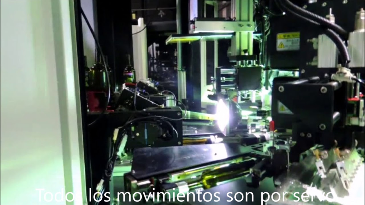 Máquina serigrafia G32-6 colores botella vidrio