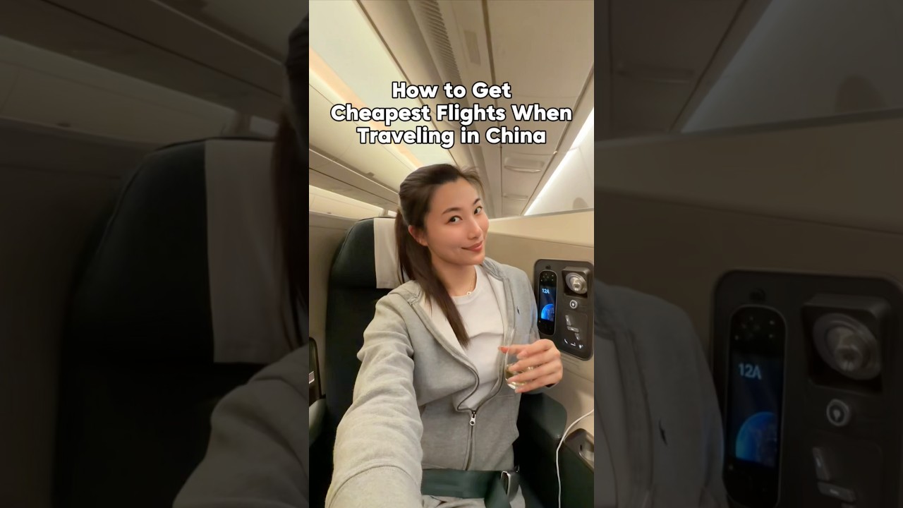 How to Get the Cheapest Flights When Traveling in China 🤫 #travel #china #traveltips #travelvlog
