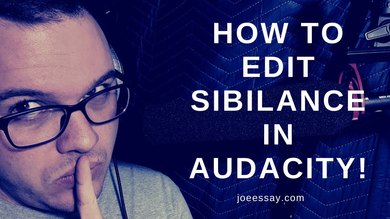 How To Edit Sibilance In Audacity!