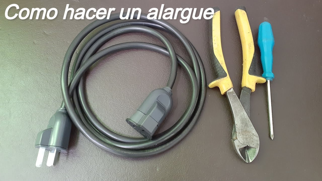 Como hacer un alargue o prolongación electrica
