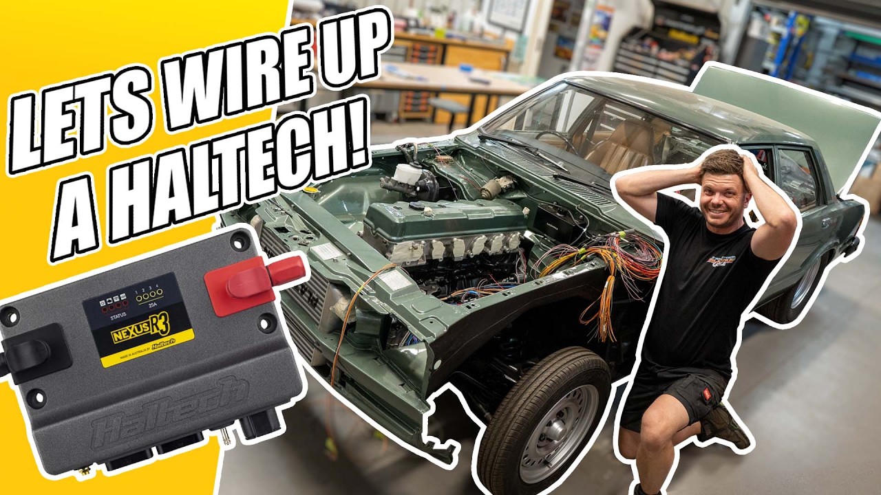 WIRING UP A HALTECH NEXUS R3 - TURBO CORTINA BUILD - Part 15