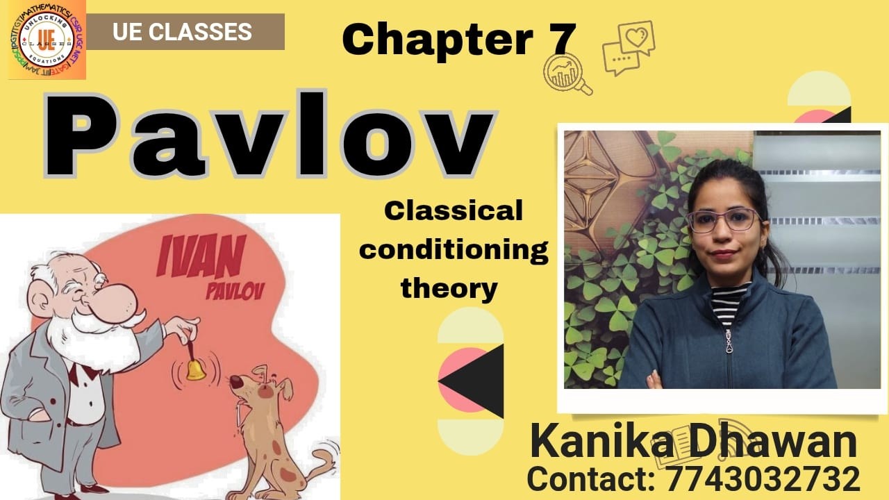 PAVLOV | CLASSICAL CONDITIONING THEORY | PSTET | HTET | CTET | KANIKA DHAWAN |