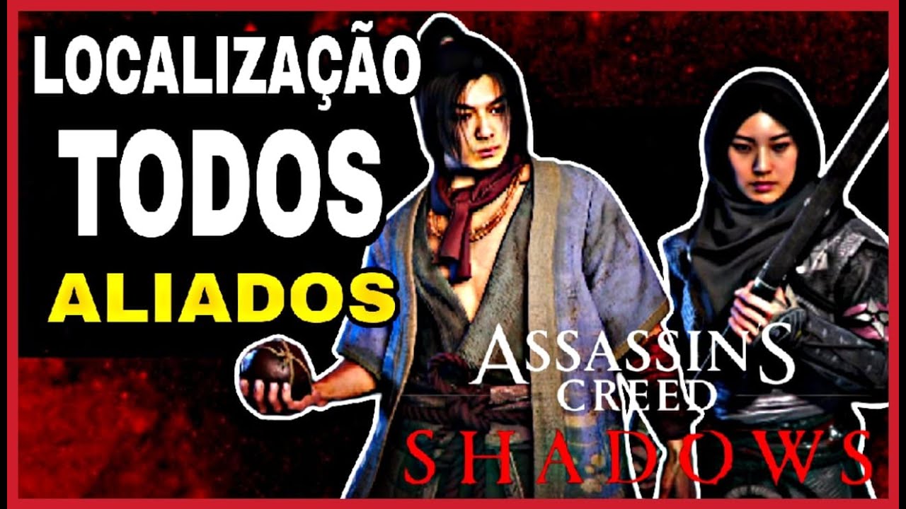 Assassin`s Creed Shadows : COMO PEGAR TODOS OS ALIADOS NO MAPA. (LOCALIZAÇÃO) PASSO A PASSO #dicas