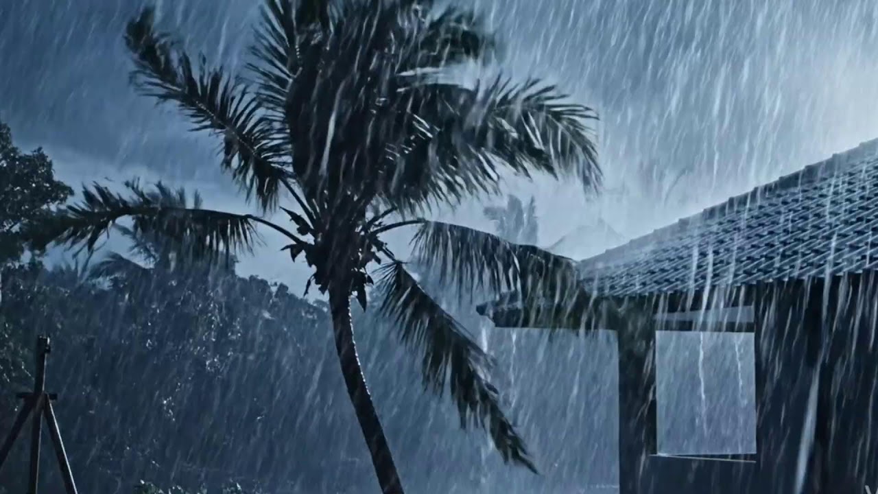 Sound Hujan Badai Petir Alami  untuk Menghilangkan Stress 🌧️⚡