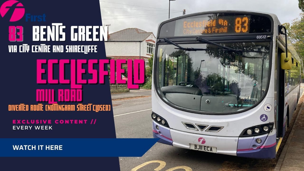 First South Yorkshire | 83 | Bents Green - Ecclesall Road - City Centre - Shirecliffe - Ecclesfield