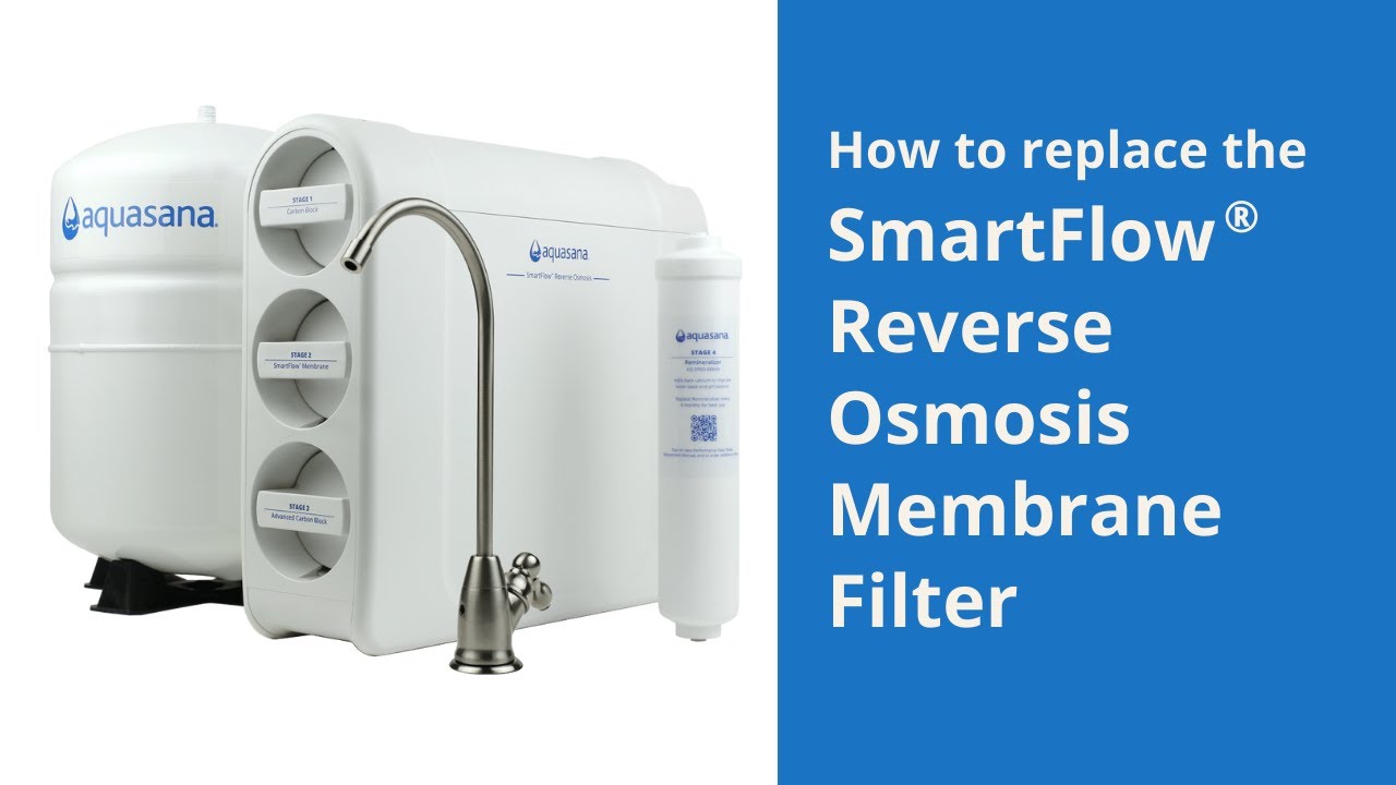 How to replace the SmartFlow® Reverse Osmosis Membrane Filter