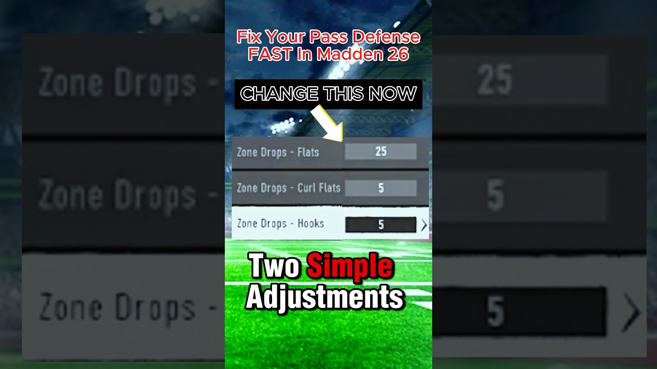 How To INSTANTLY Fix Your Pass Defense In Madden 26 With 2 Simple Adjustments! ✅ (EASY)