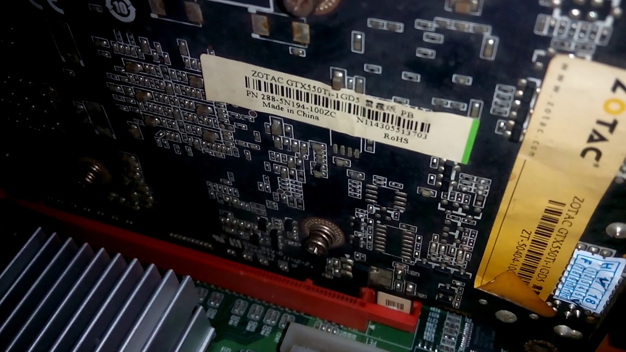Zotac GTX 550ti  N114305513703