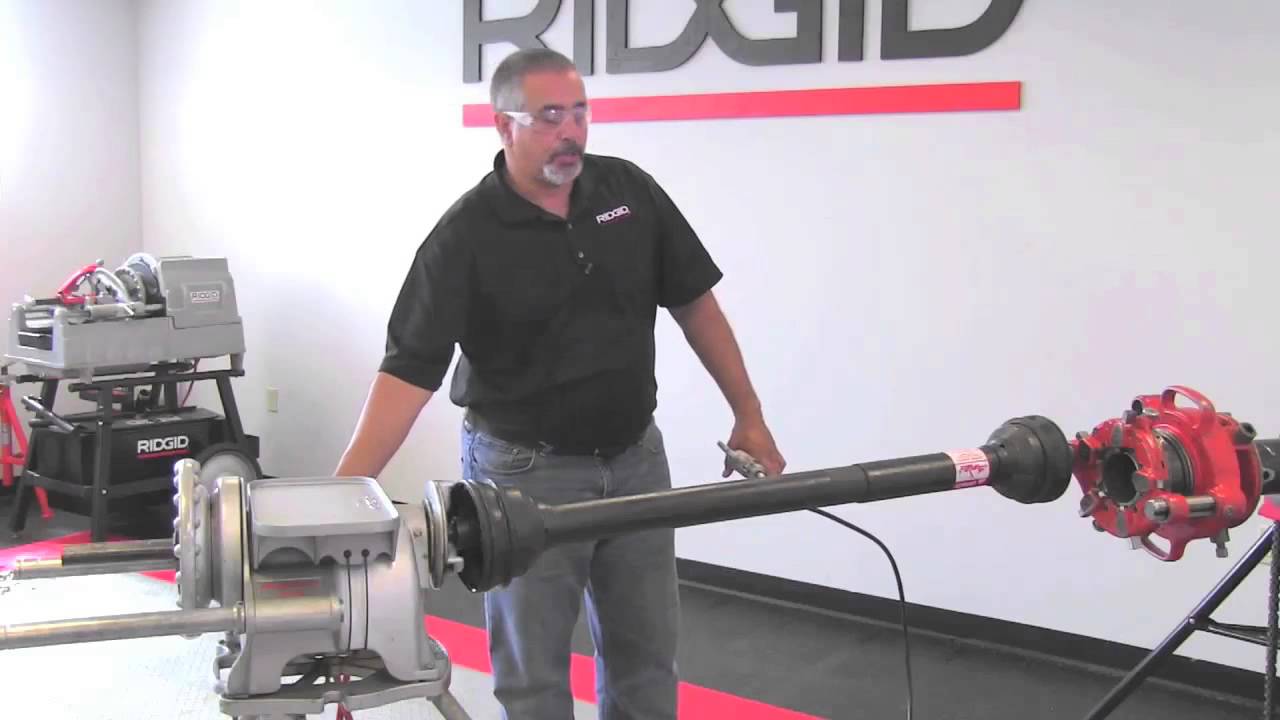 How To Use The RIDGID® 141 & 161 Threader-Driveshaft Method