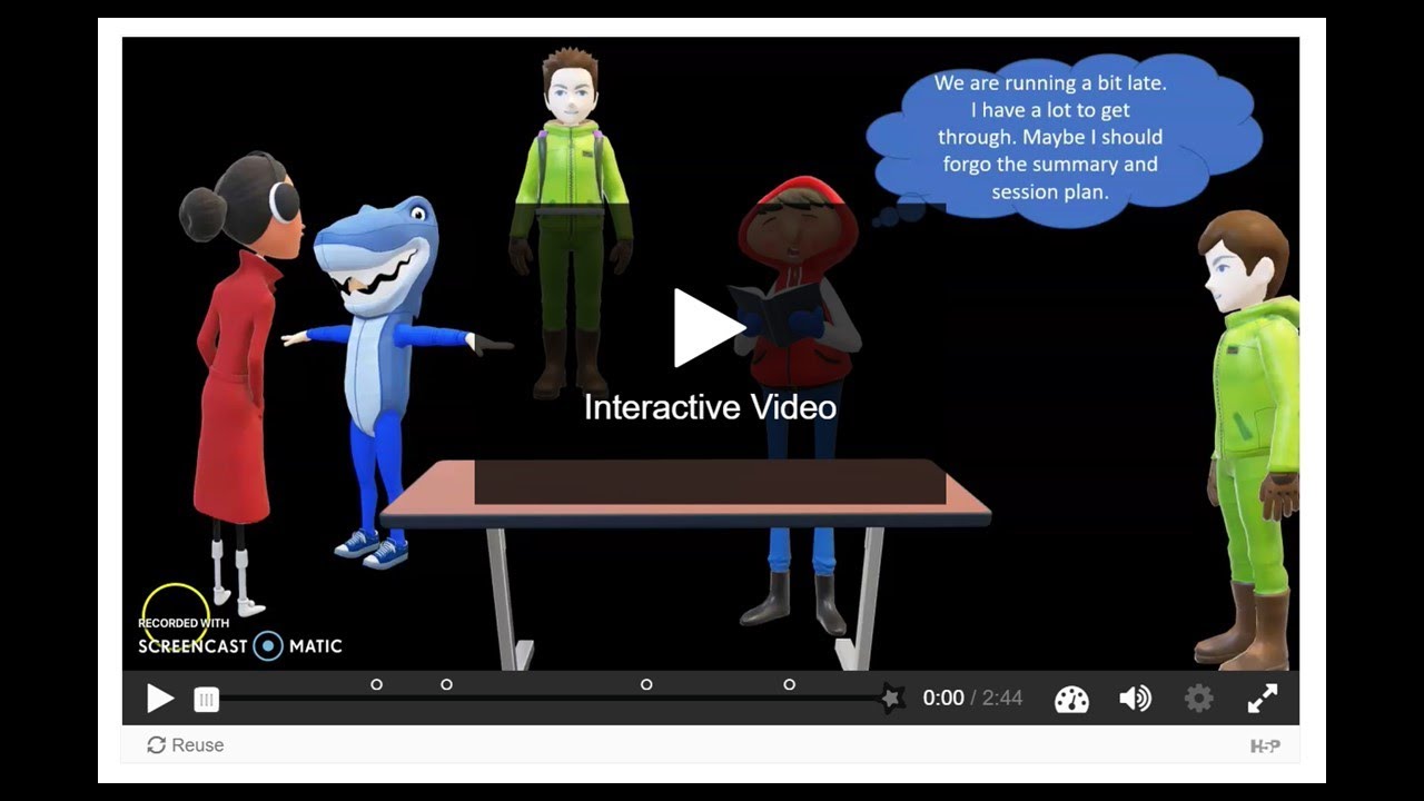 How to make an interactive film using PowerPoint and H5P